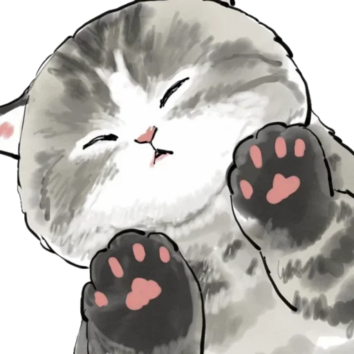 Telegram Sticker «Kittens mofu_sand» ☺️