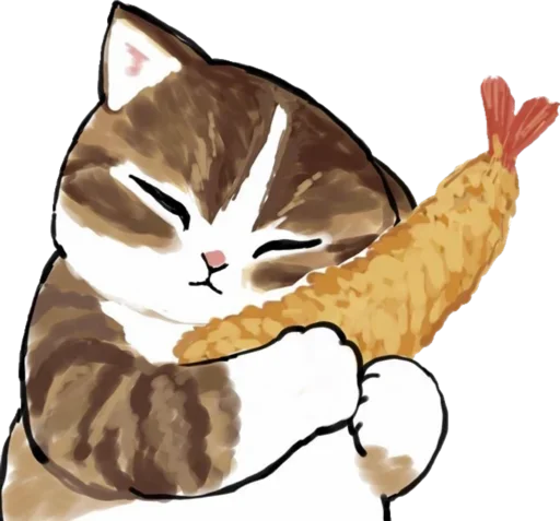 Telegram Sticker «Kittens mofu_sand» 🍤