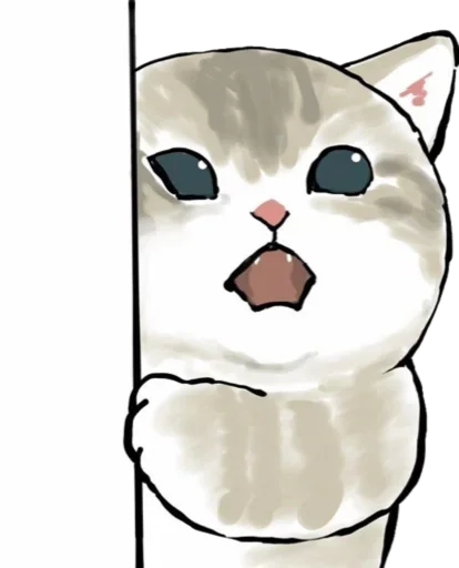 Kittens mofu_sand sticker 😾