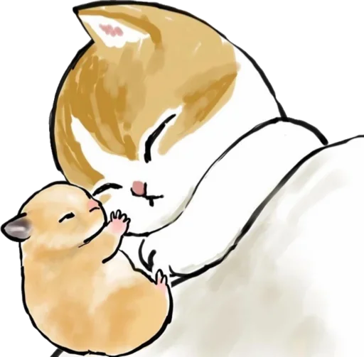 Эмодзи Kittens mofu_sand 😴