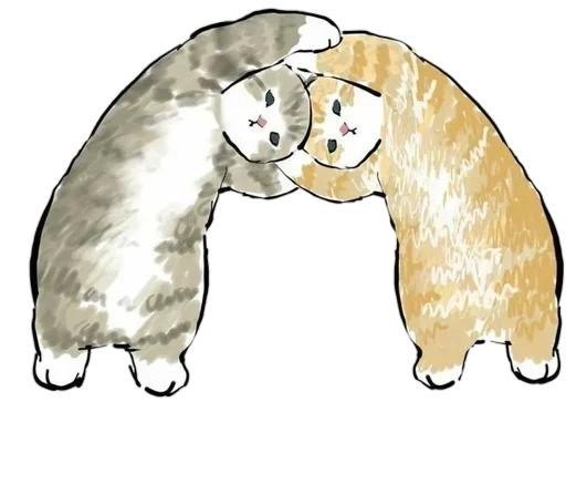 Kittens mofu_sand sticker 🤗