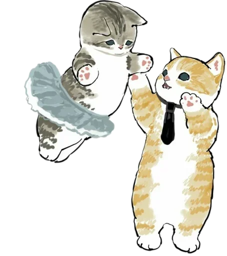 Стикер Kittens mofu_sand 🩰