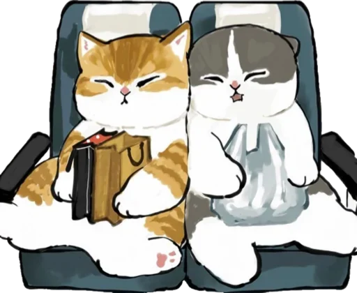 Эмодзи Kittens mofu_sand 💺