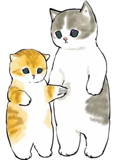 Стикер Kittens mofu_sand 🥊