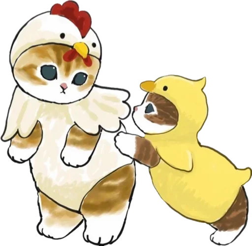 Kittens mofu_sand sticker 🐔