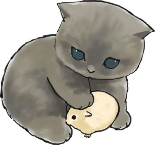 Стикер Telegram «Kittens mofu_sand 3» 🥺
