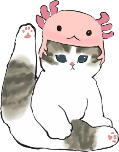 Telegram Sticker «Kittens mofu_sand 3» 🐙