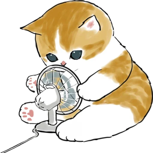 Telegram Sticker «Kittens mofu_sand 3» 💨