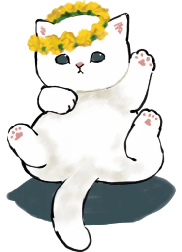 Telegram stiker «Kittens mofu_sand 3» 👋