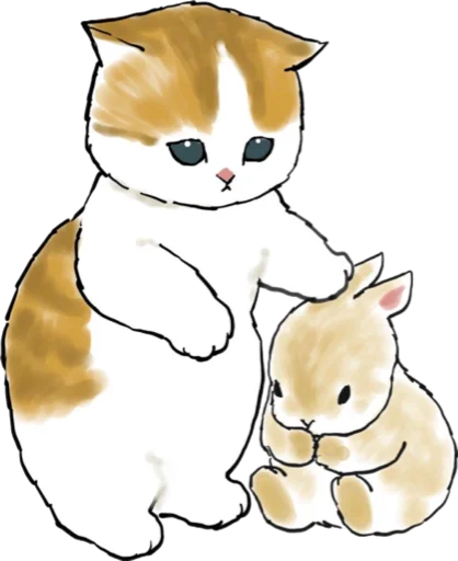 Стикер Telegram «Kittens mofu_sand 3» 🥺