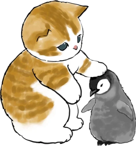 Эмодзи Kittens mofu_sand 3 🥺