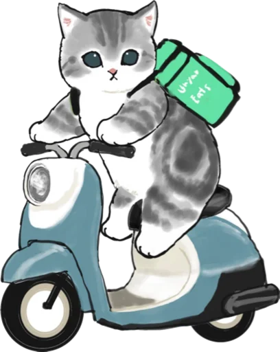 Kittens mofu_sand 3 emoji 🛵