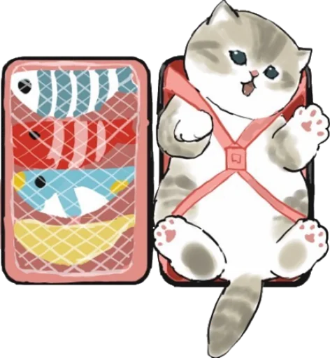 Telegram Sticker «Kittens mofu_sand 3» 🧰