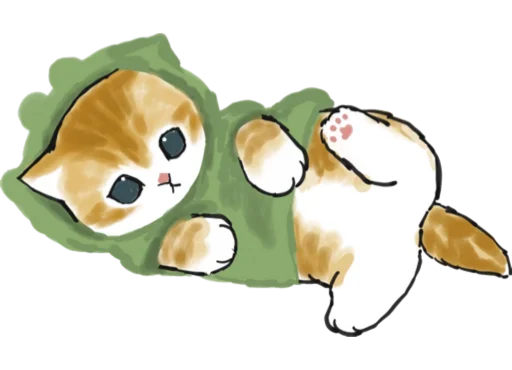 Telegram Sticker «Kittens mofu_sand 3» 👕