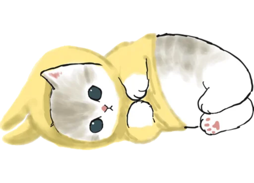 Kittens mofu_sand 3 sticker 👕