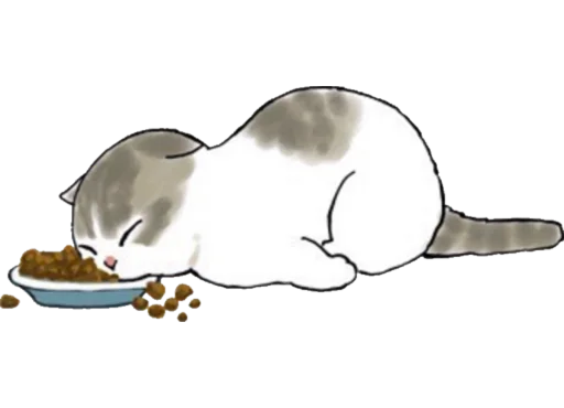 Telegram Sticker «Kittens mofu_sand 3» 😴