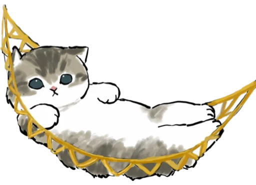 Стикер Kittens mofu_sand 3 🧺