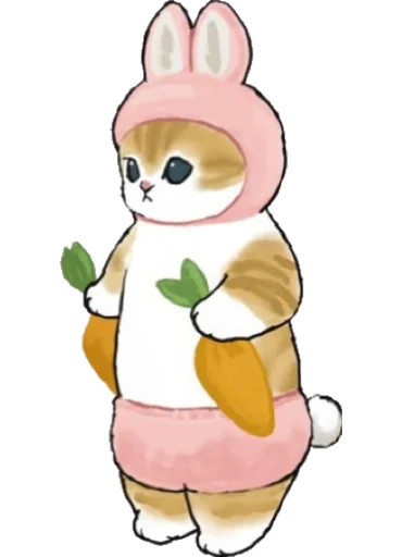 Kittens mofu_sand 3 emoji 🐰