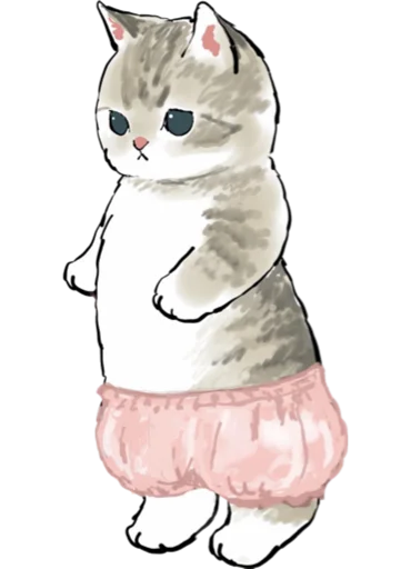 Эмодзи Kittens mofu_sand 3 🩲