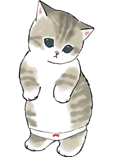 Стикер Telegram «Kittens mofu_sand 3» 🩲