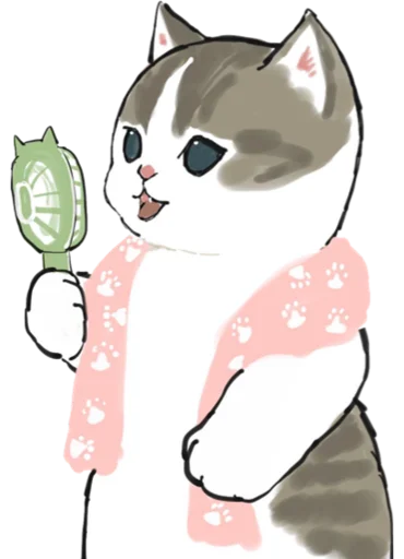 Telegram Sticker «Kittens mofu_sand 3» 🚿