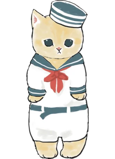 Telegram stiker «Kittens mofu_sand 3» ⛵️