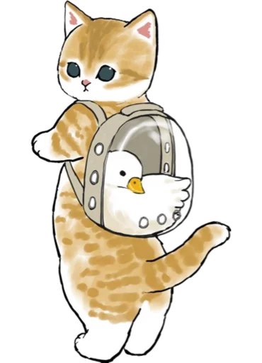 Kittens mofu_sand 3 emoji 🦢