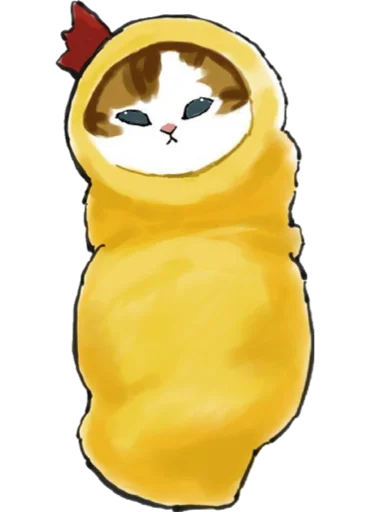 Эмодзи Kittens mofu_sand 3 🫔
