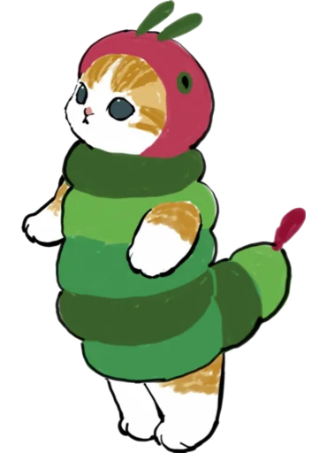 Эмодзи Kittens mofu_sand 3 🐛