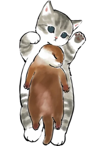 Стікер Telegram «Kittens mofu_sand 3» 🦦
