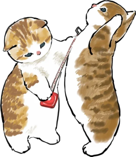 Стікер Telegram «Kittens mofu_sand 3» 📍