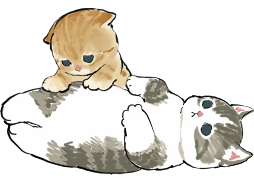 Эмодзи Kittens mofu_sand 4 🤗