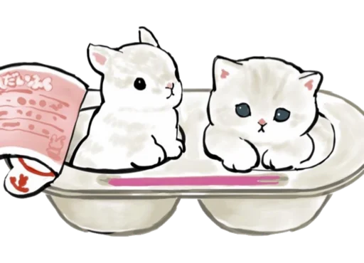 Kittens mofu_sand 4 emoji 🥣