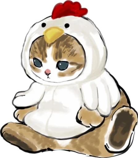 Kittens mofu_sand 4 emoji 🐔