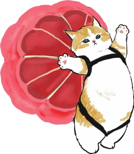 Telegram Sticker «Kittens mofu_sand 4» 🪂