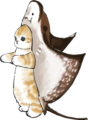 Telegram Sticker «Kittens mofu_sand 4» 🐋