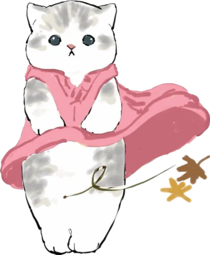 Kittens mofu_sand 4 sticker 🍂