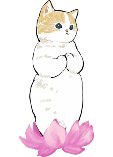 Эмодзи Kittens mofu_sand 4 🌸