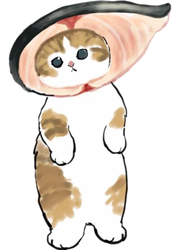 Telegram Sticker «Kittens mofu_sand 4» 🐟