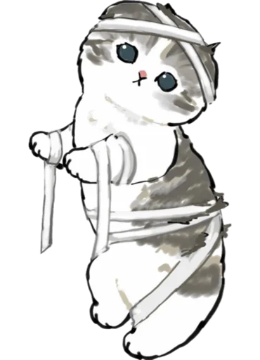 Telegram stiker «Kittens mofu_sand 4» 🧻