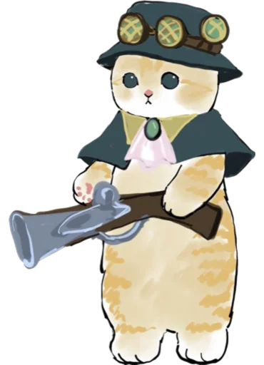 Telegram Sticker «Kittens mofu_sand 4» 👓