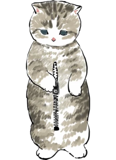 Telegram stiker «Kittens mofu_sand 4» ⛓
