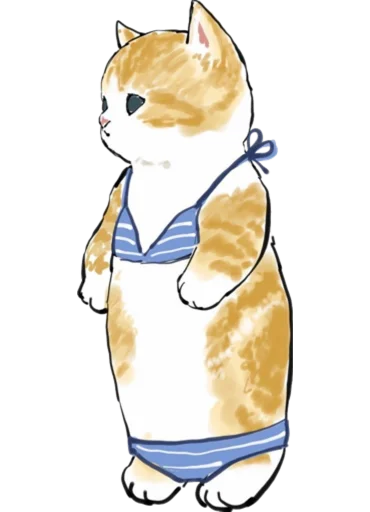 Эмодзи Kittens mofu_sand 4 👙