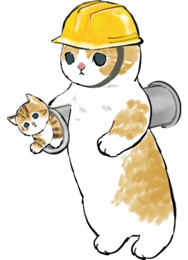 Kittens mofu_sand 4 emoji 🦺
