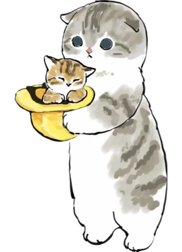 Kittens mofu_sand 4 stiker 🪖