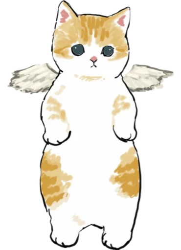 Telegram Sticker «Kittens mofu_sand 4» 👼