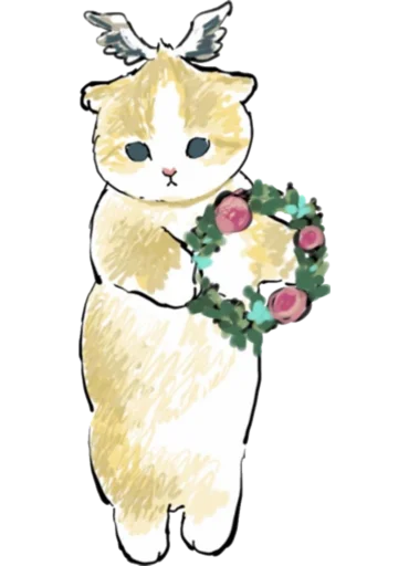 Kittens mofu_sand 4 stiker 🕊