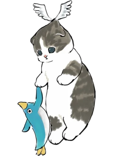 Эмодзи Kittens mofu_sand 4 👼