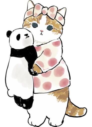 Telegram Sticker «Kittens mofu_sand 4» 🐼