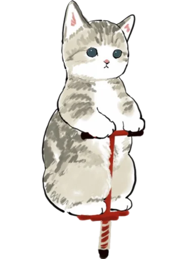 Telegram Sticker «Kittens mofu_sand 4» 🛴